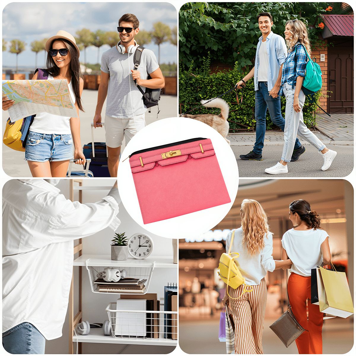 Canal Street Pink Large Coin Purse