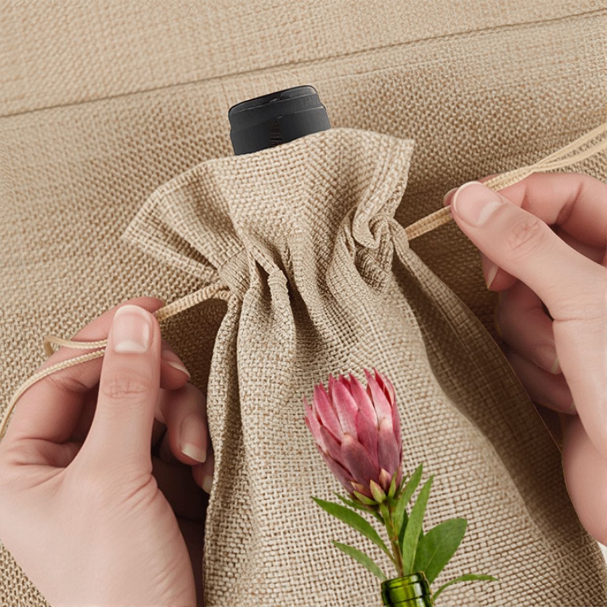 Customizable Wine Gift Bag