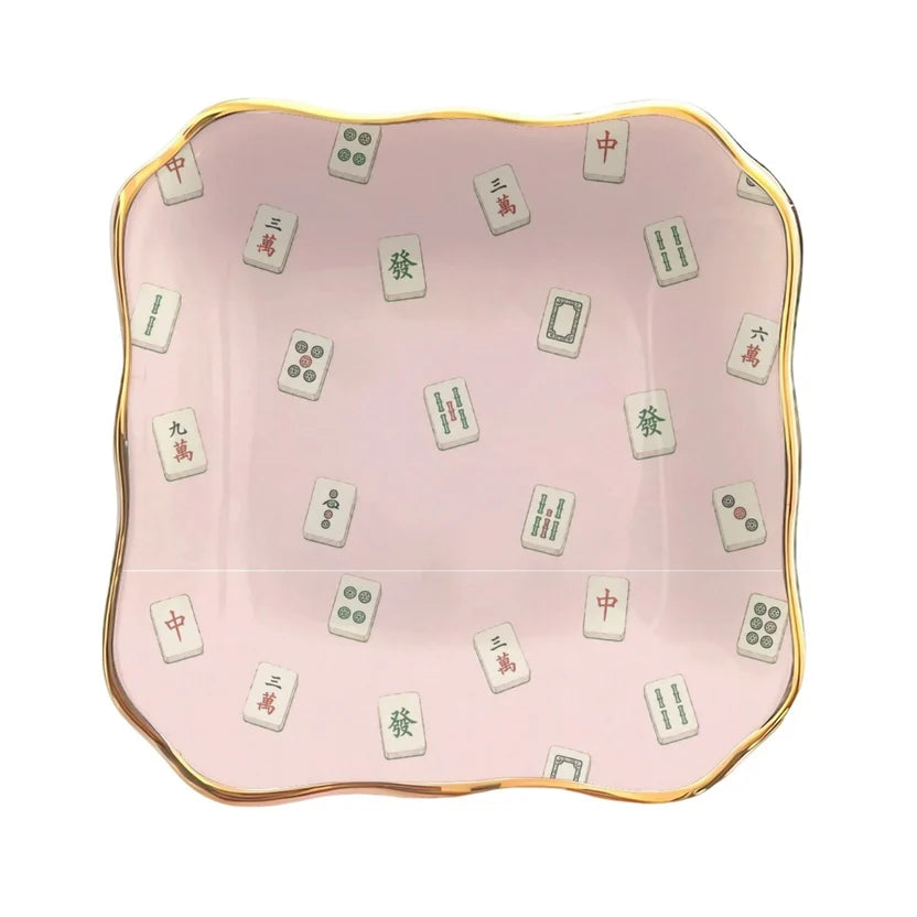 Chinatown Mahjong Dice Tray and Trinket Tray