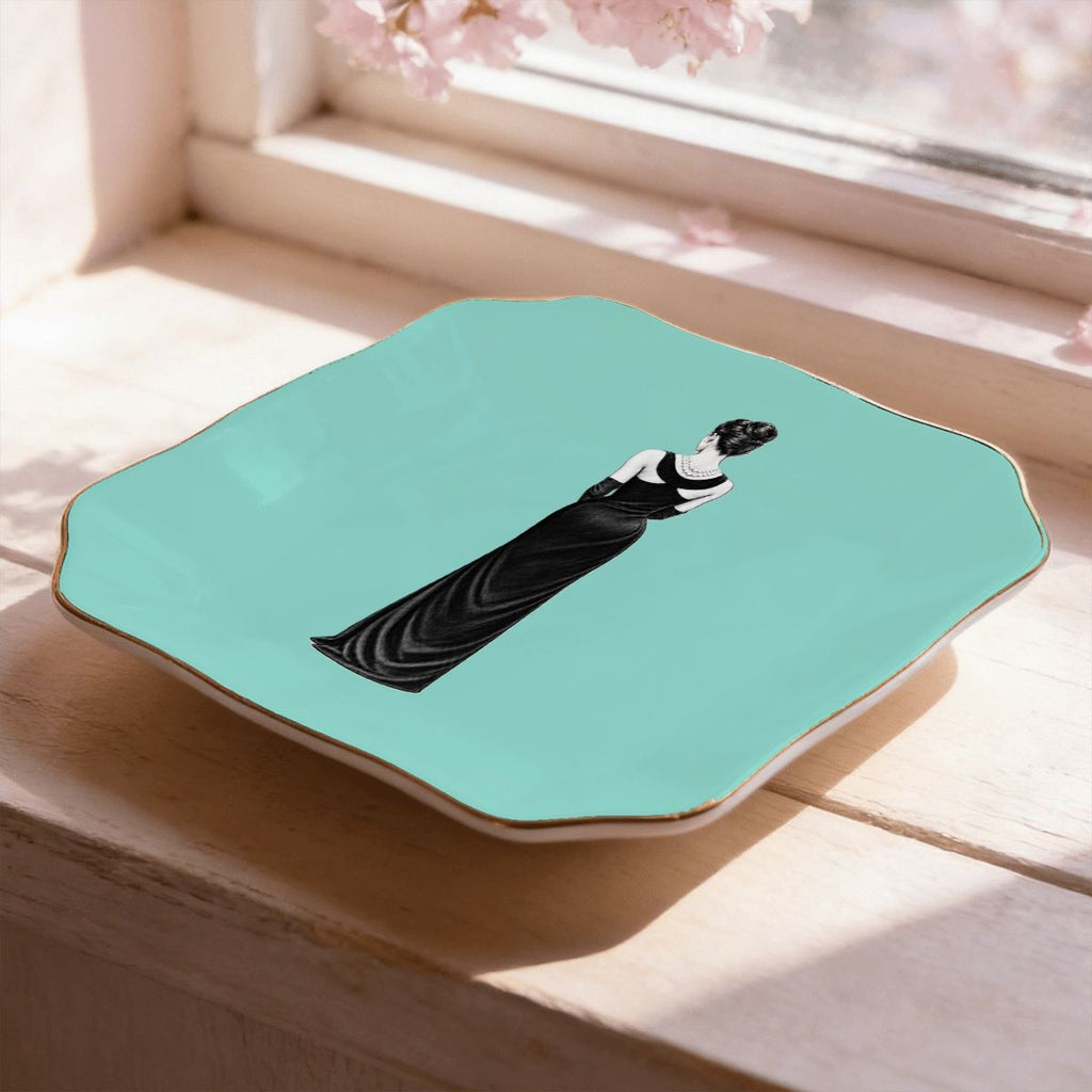 Audrey's Back Robin's Egg Blue Jewelry and Trinket Tray