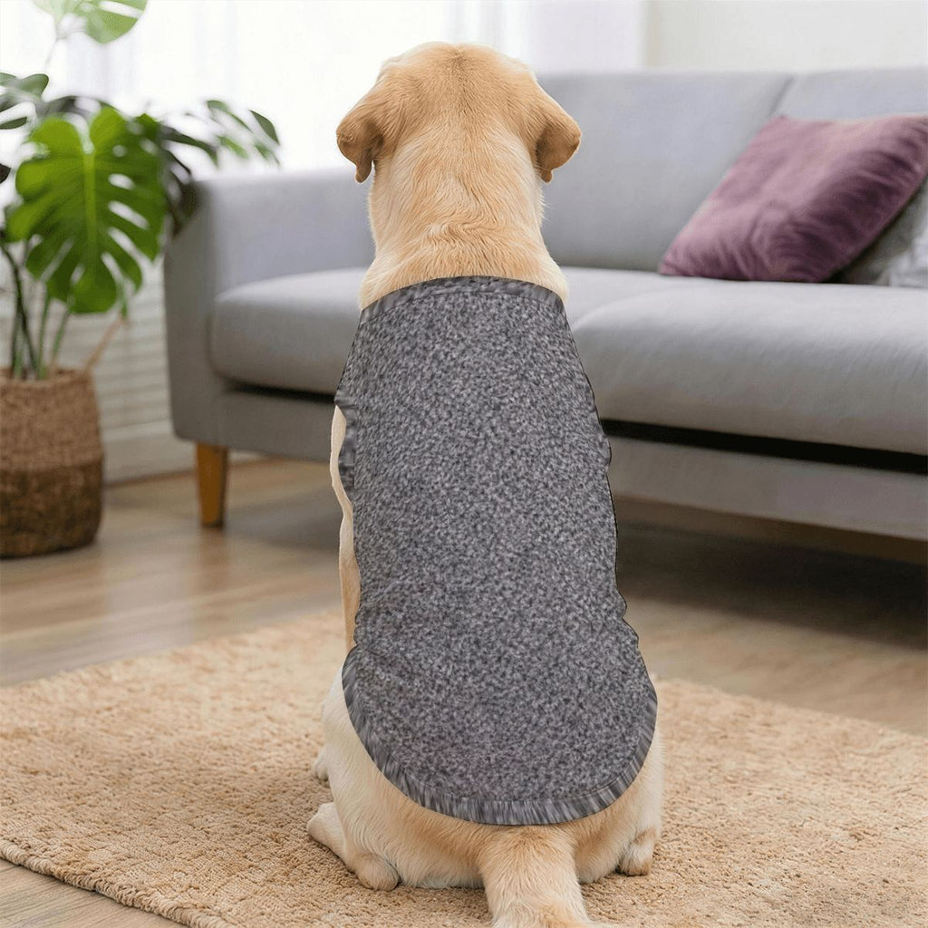 Financial District Gray Polyester Large Dog Vest   FiDi Finance Bro Dog