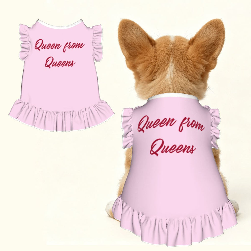Queen From Queens Ruffle Hem Dog Dress