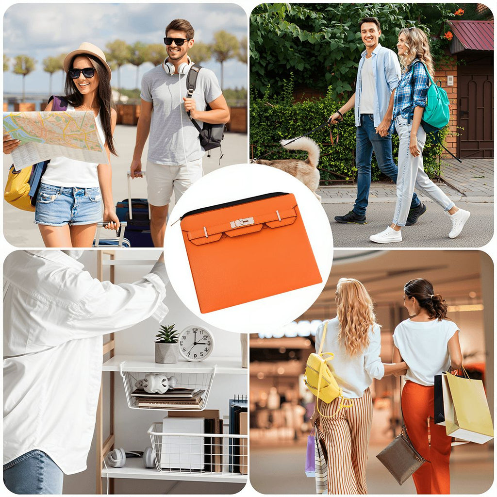 Canal Street Orange Large Coin Purse