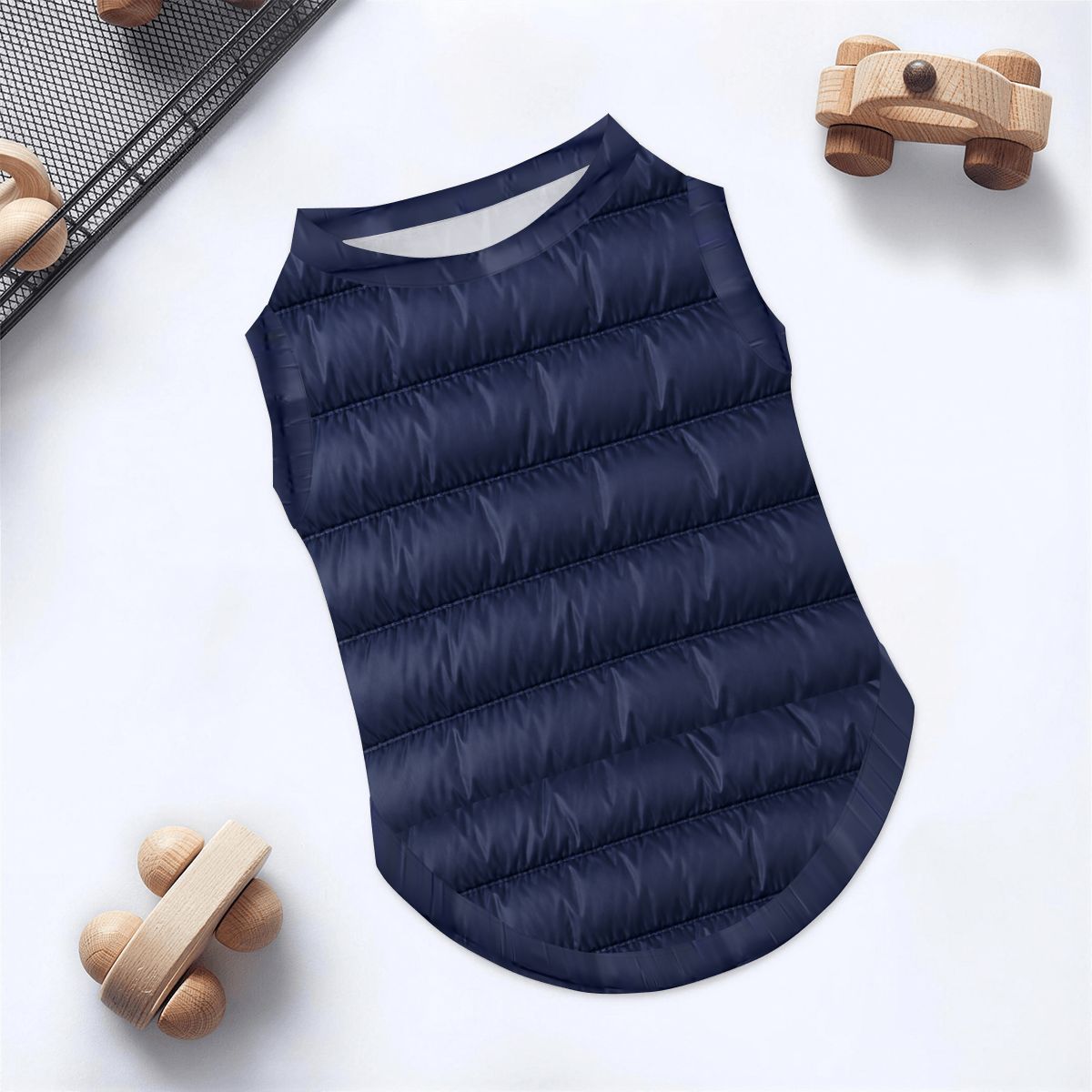 Financial District Polyester Large Dog Vest   FiDi Finance Bro Dog