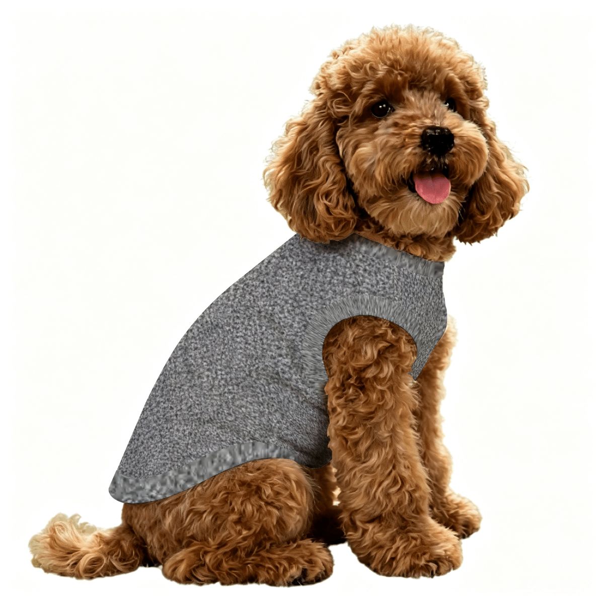 Financial District Gray Polyester Small Dog Vest   FiDi Finance Bro Dog