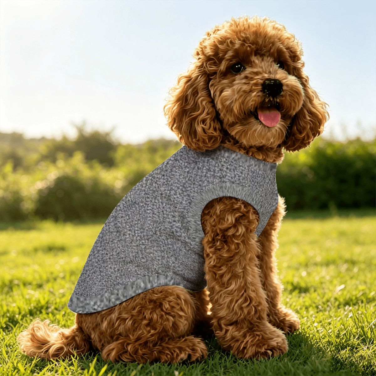 Financial District Gray Polyester Small Dog Vest   FiDi Finance Bro Dog