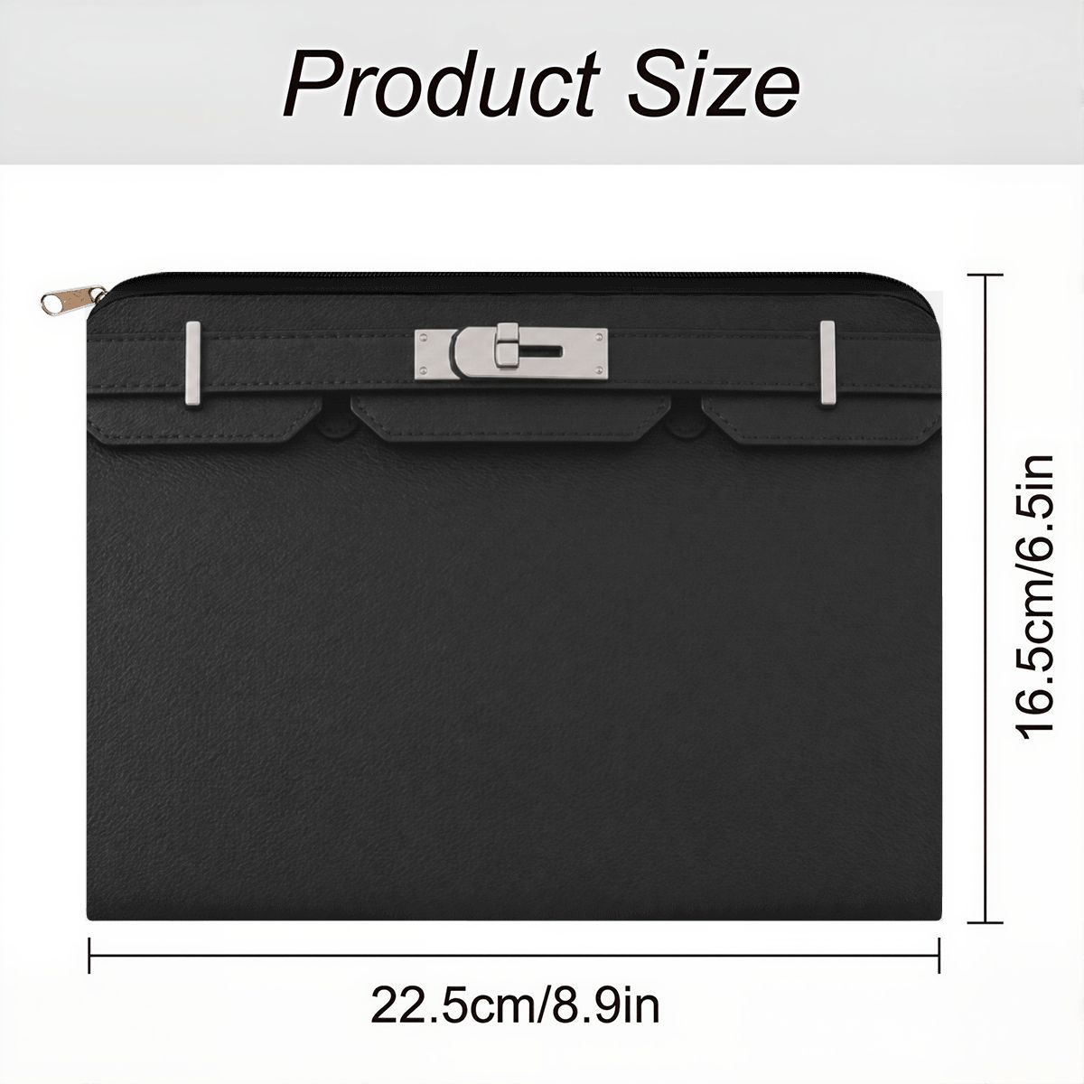 Canal Street Black Large Coin Purse