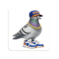 Square Acrylic Fridge Magnets Queens Pigeon