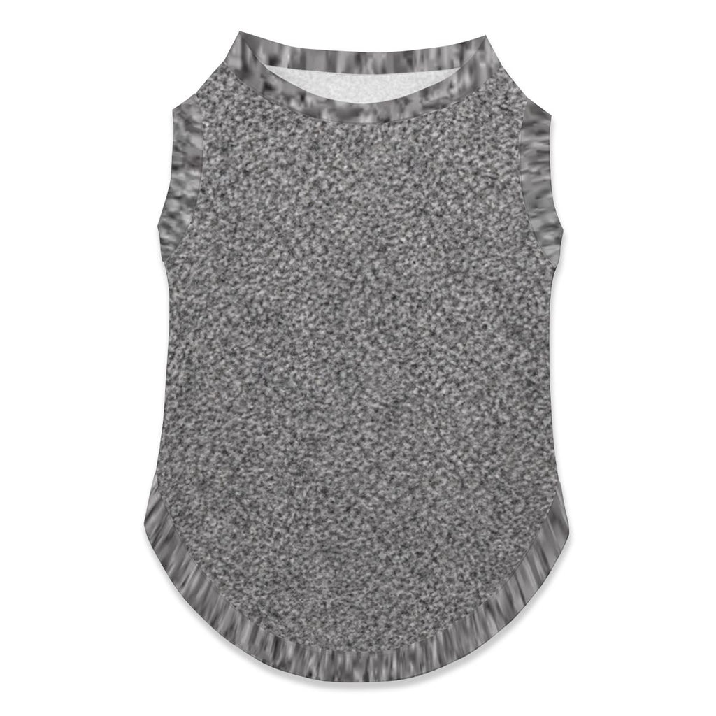 Financial District Gray Polyester Large Dog Vest   FiDi Finance Bro Dog