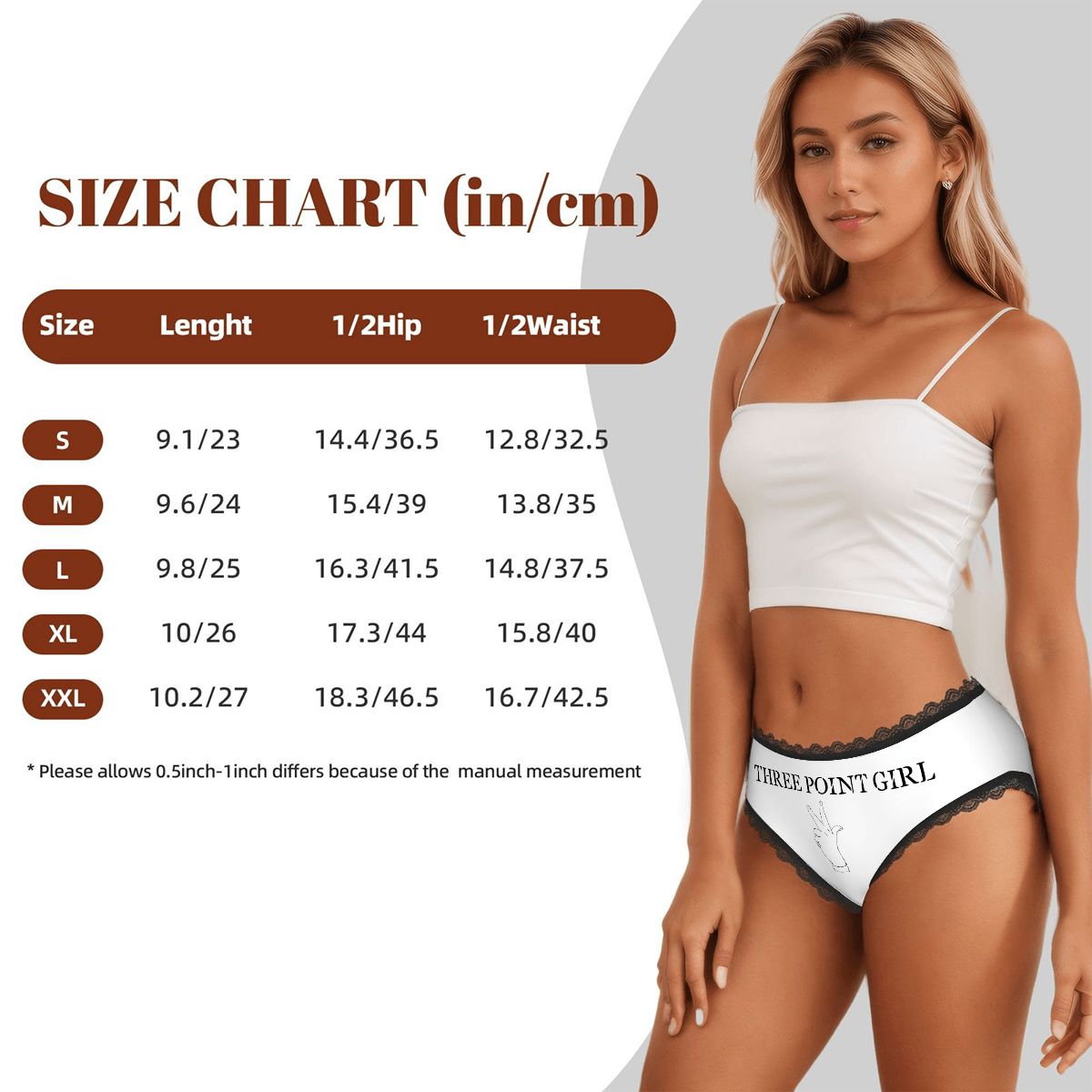 3 Point Girl Panties Underwear