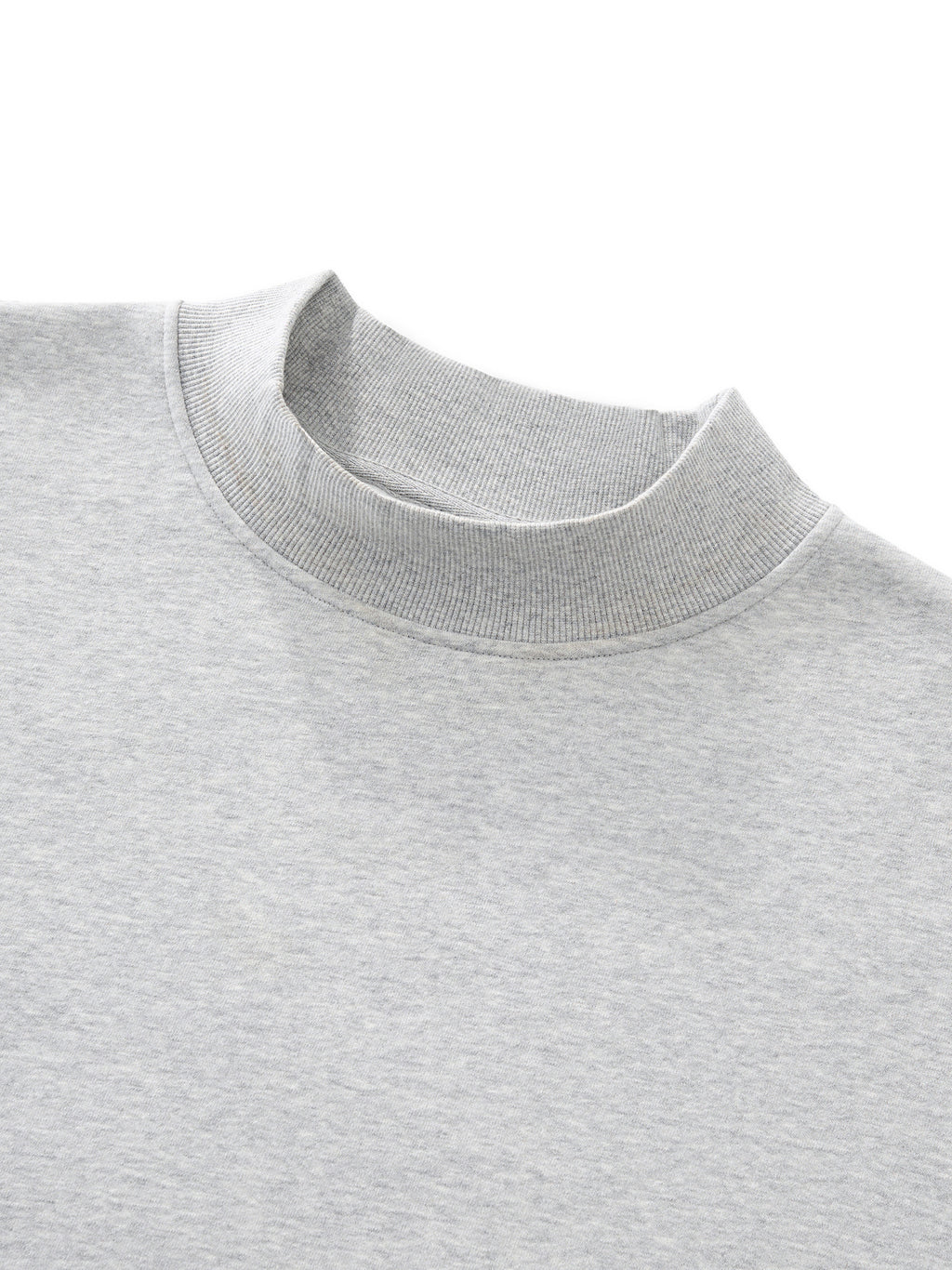Thankful Fleece Mock-Neck Crew Sweatshirt -- Thanksgiving Sweater